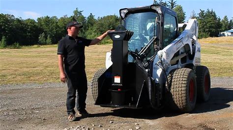 skid steer mount post pounder|post pounder attachment for bobcat.